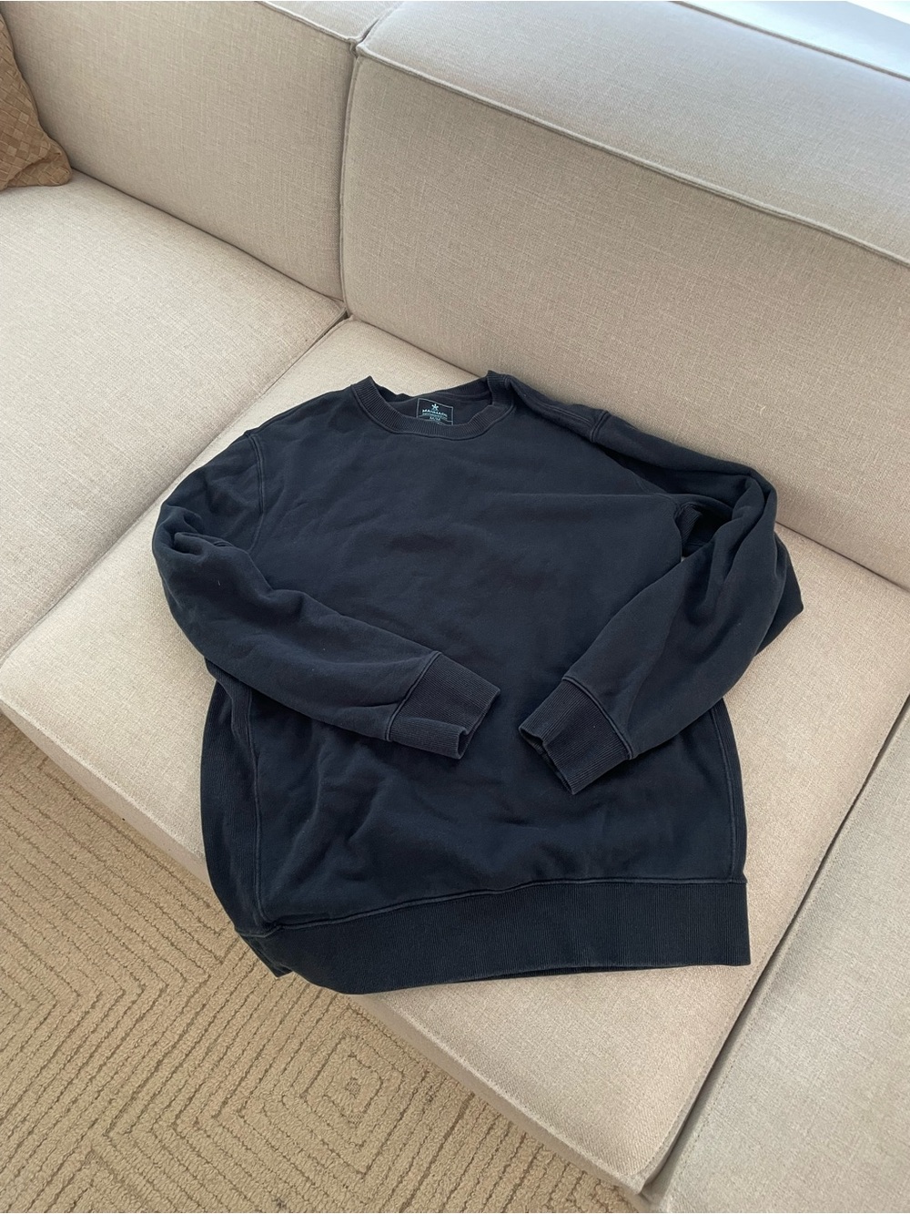 Manmade navy sweater